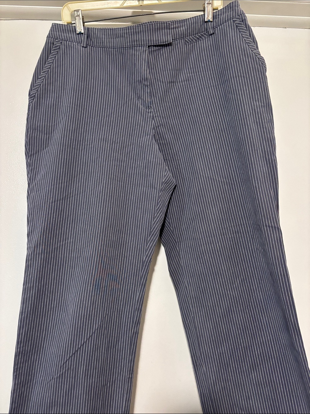 Talbot’s Women's Navy Pinstripe Dress Pants